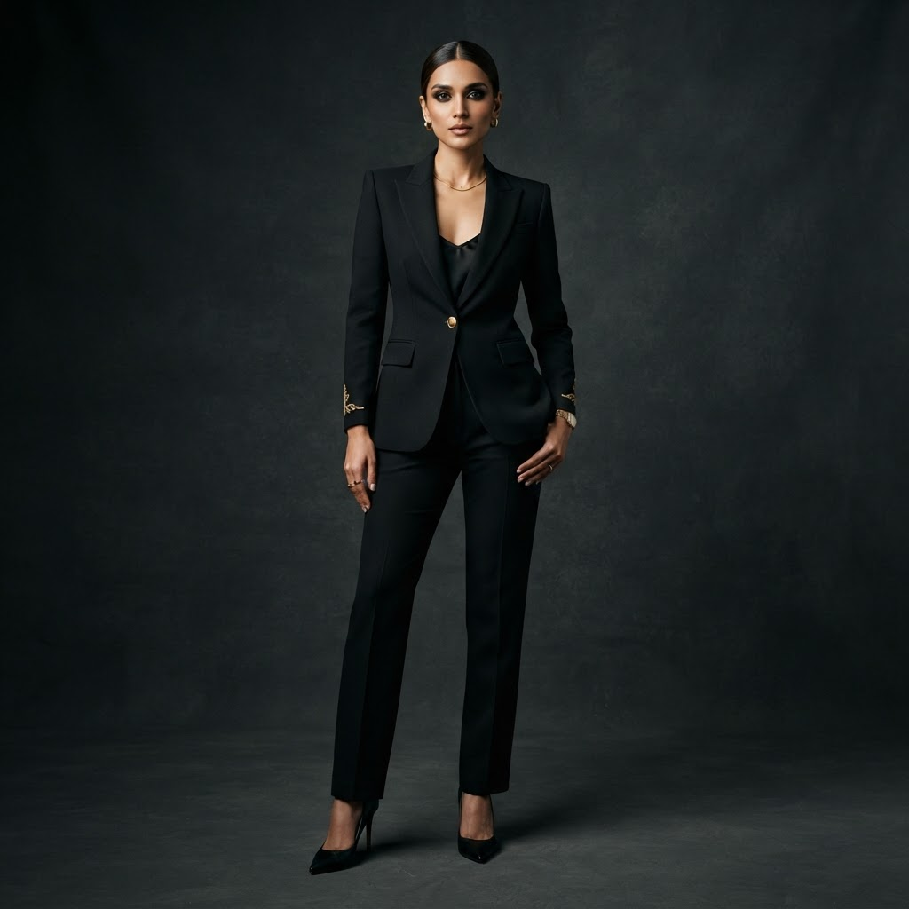 Onyx Gilded Suit